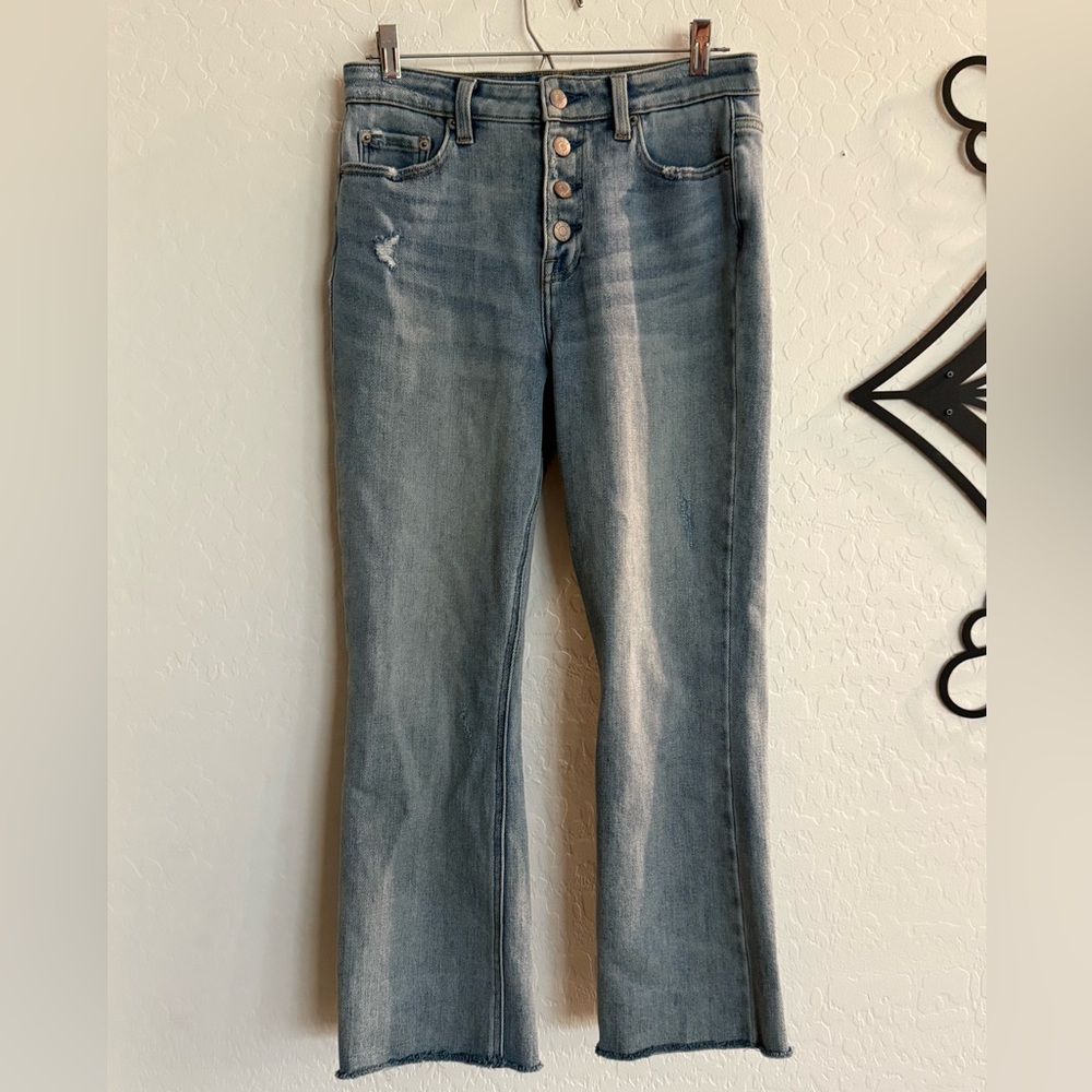 PISTOLA Straight Leg Cropped Button Fly Women’s Jeans - 27